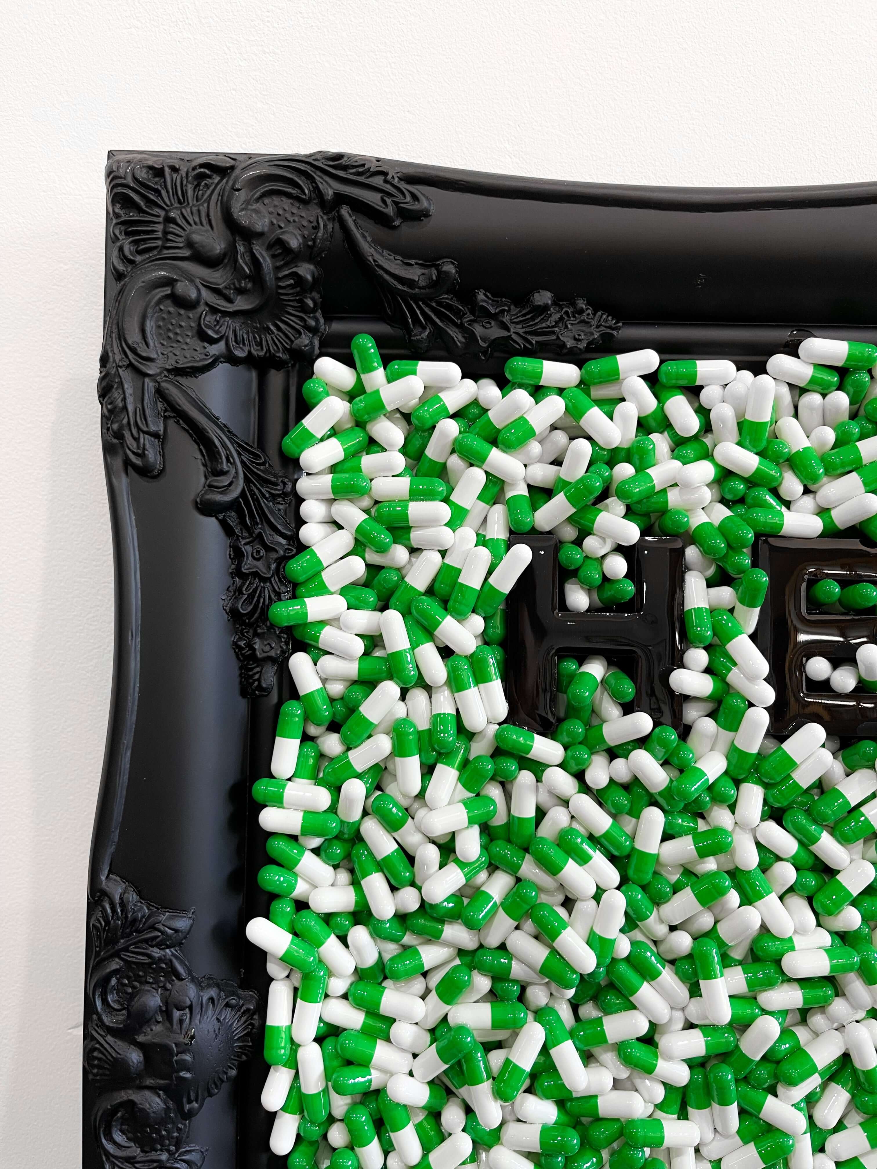 Health Is Wealth Pill Frame - Image 4